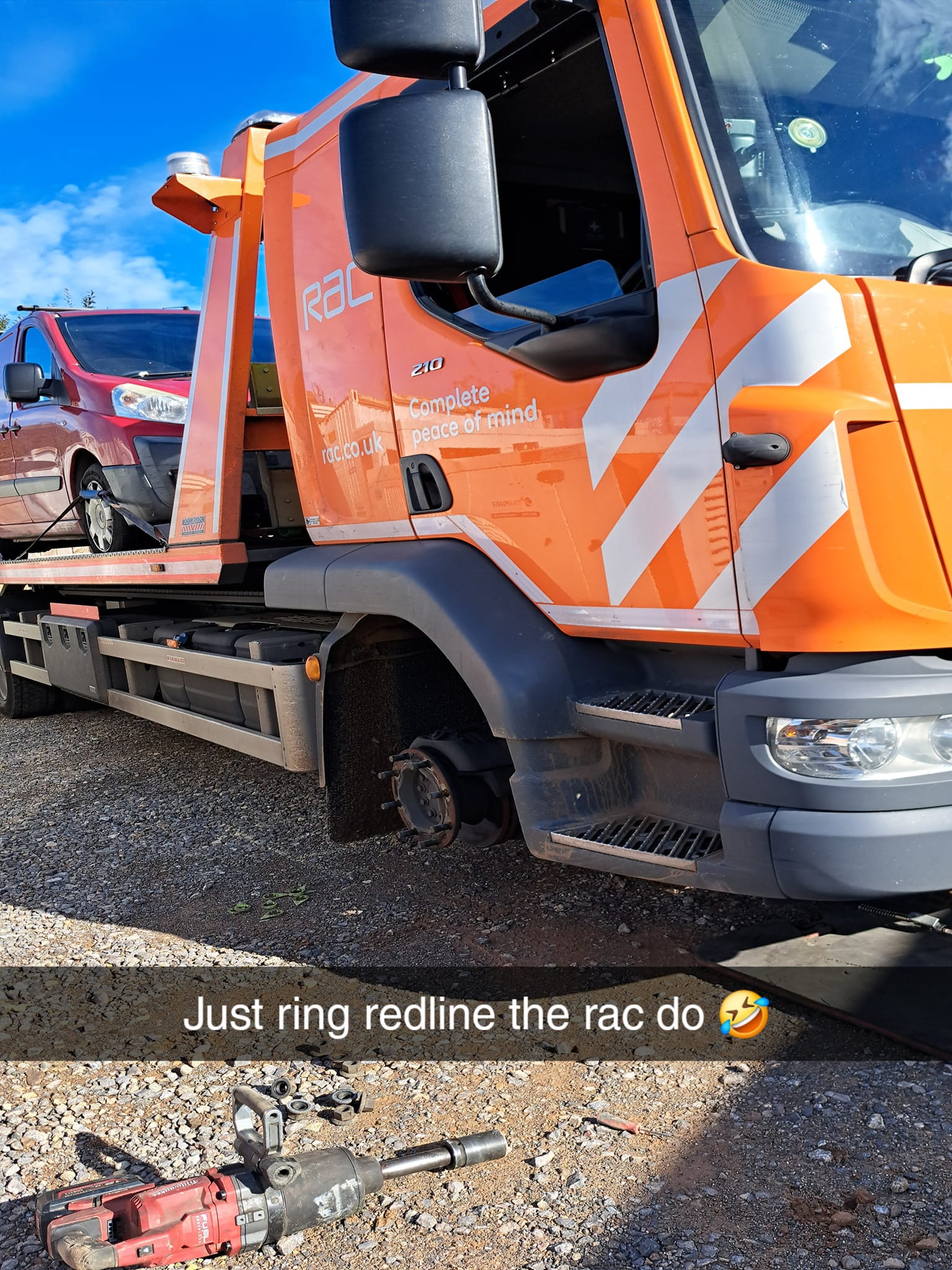 Redline Tyres mobile fitting service